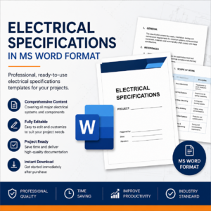 Electrical Specifications-In MS Word Format